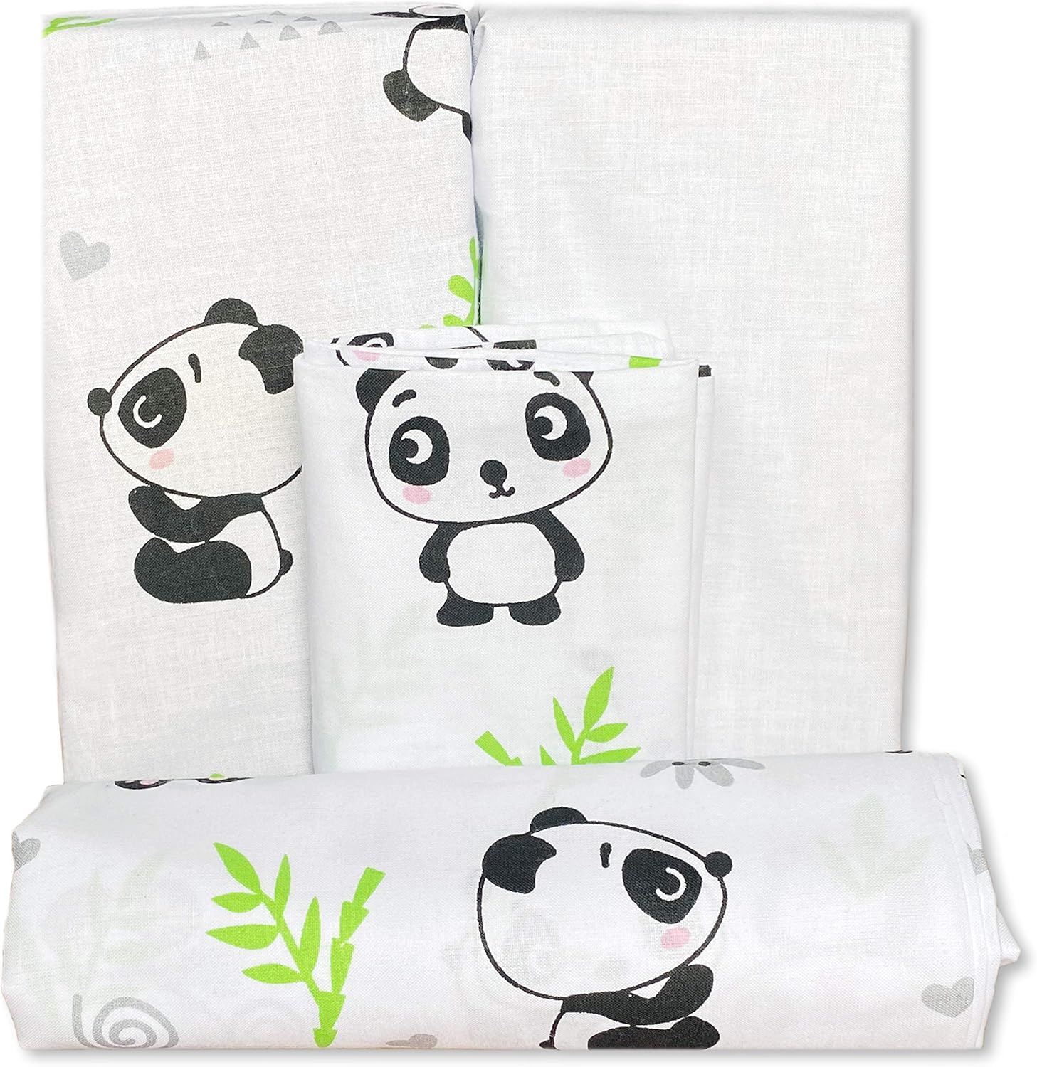 Nacelle Bebe Licornes 2 Draps Avec Angles 100 Coton Oeko Tex 1 Taie Doreiller Cangoocare C Parure De Lit 4 Pieces Pour Landau 1 Drap De Dessus Matelas Et Linge De Lit La