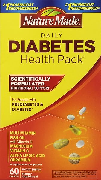 NATURE MADE DIABETES HEALTH PACK, 60 PACKETS