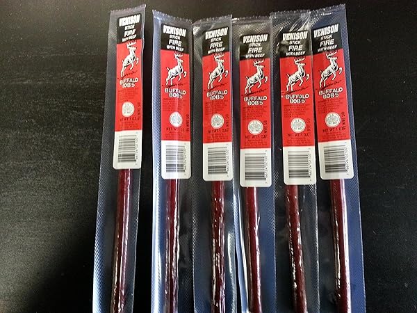 BUFFALO BOB’S MEAT STICKS VENISON FIRE