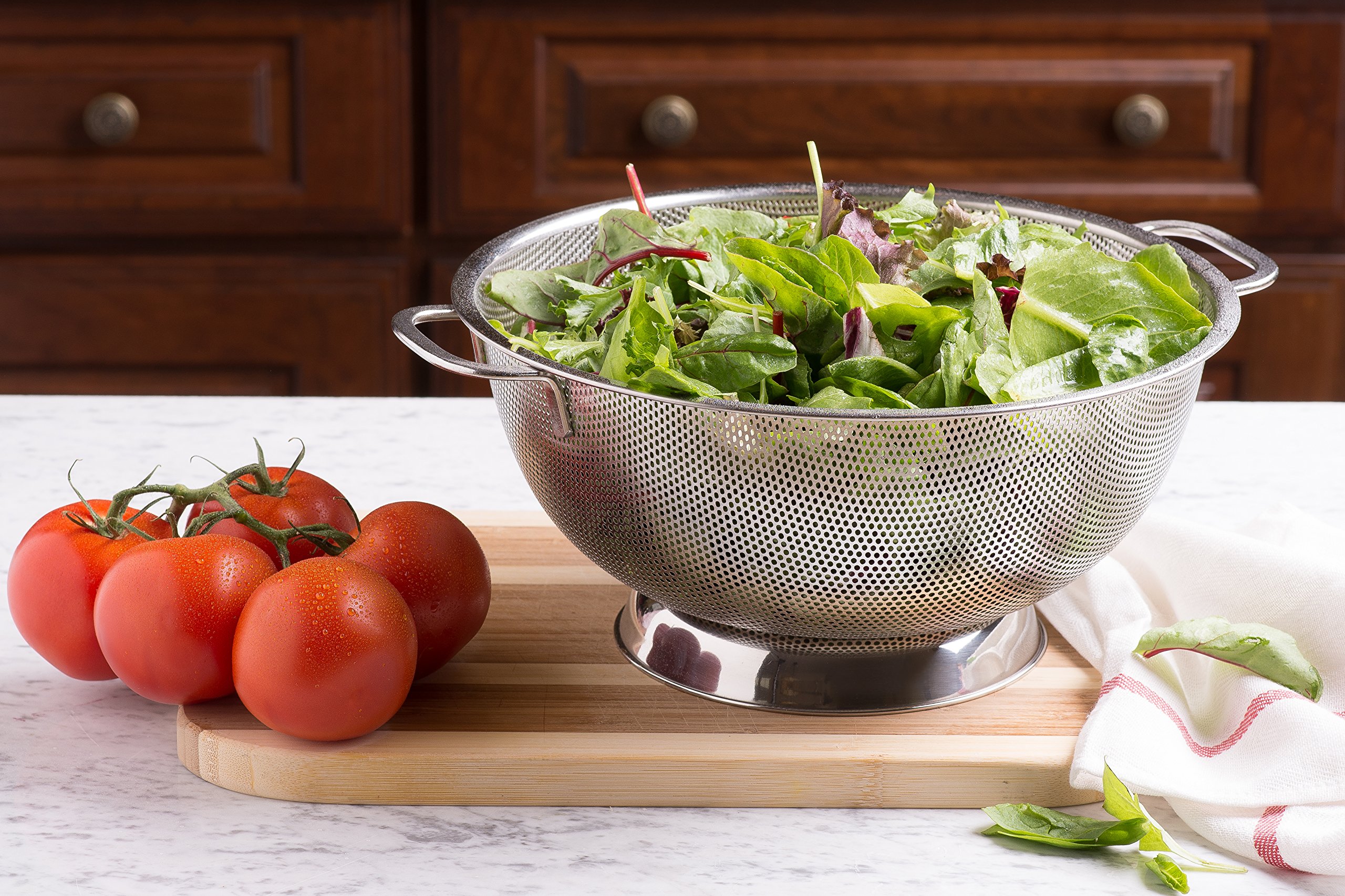 Bellemain Microperforated Stainless Steel 5quart ColanderDishwasher