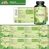 Vegavero Organic Bacopa Monnieri 1500 mg Brahmi 2% Bacosides 180 Tablets view 7