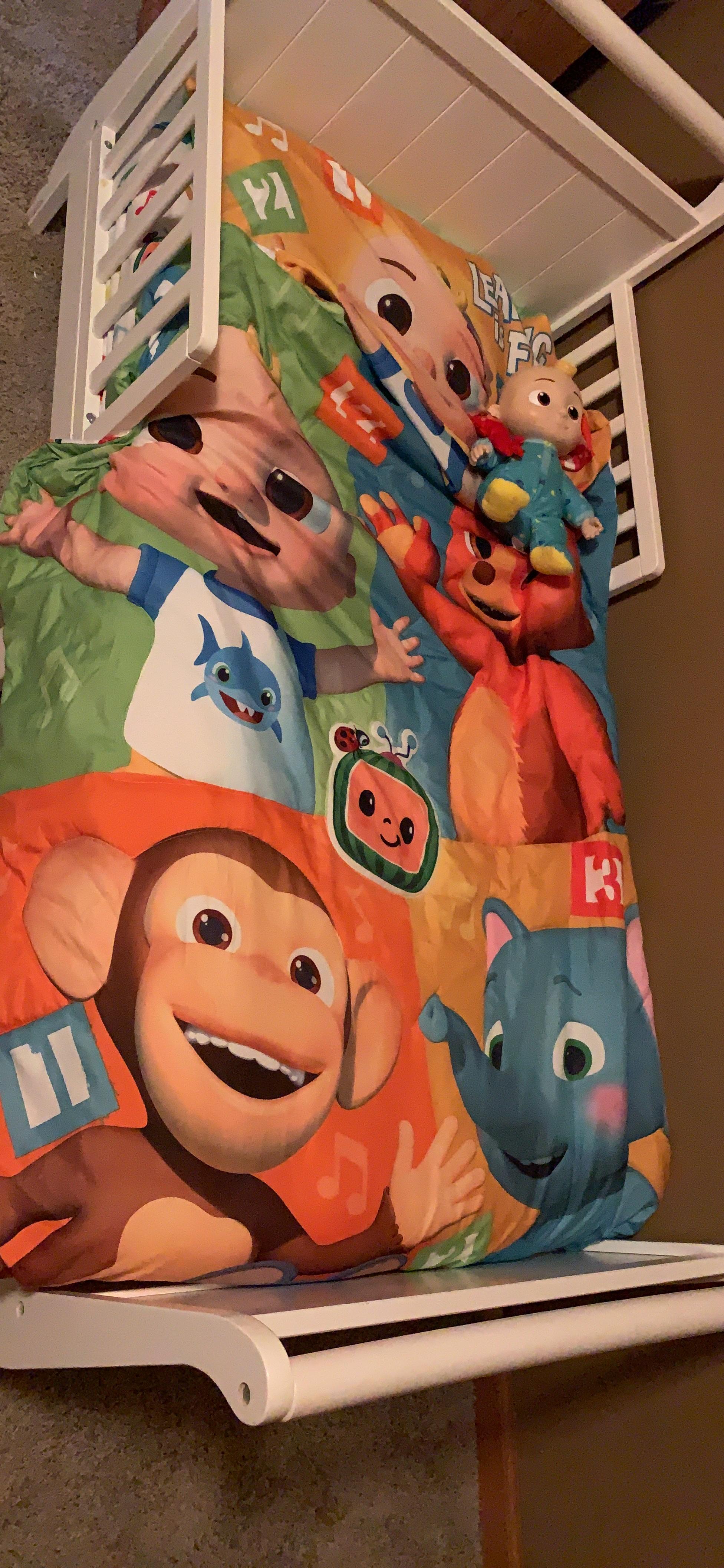 8/mo Finance 4 Piece Toddler Bedding Set Includes