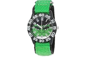 Marvel Kids' Plastic Time Teacher Analog Quartz Nylon Strap Watch