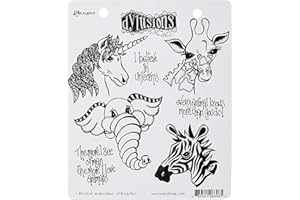 Ranger Dylusions Cling Stamp Set 8.5 x 7 x 0.25