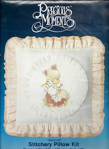 Amazon Com Paragon Needlecraft Precious Moments Pillow Kit God