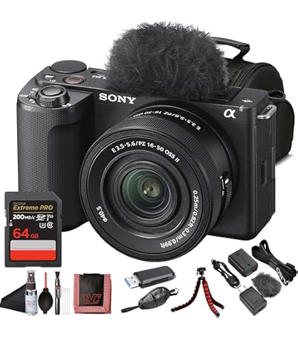 Amazon.com: Sony Alpha ZV-E10 II Mirrorless Camera with E PZ 16