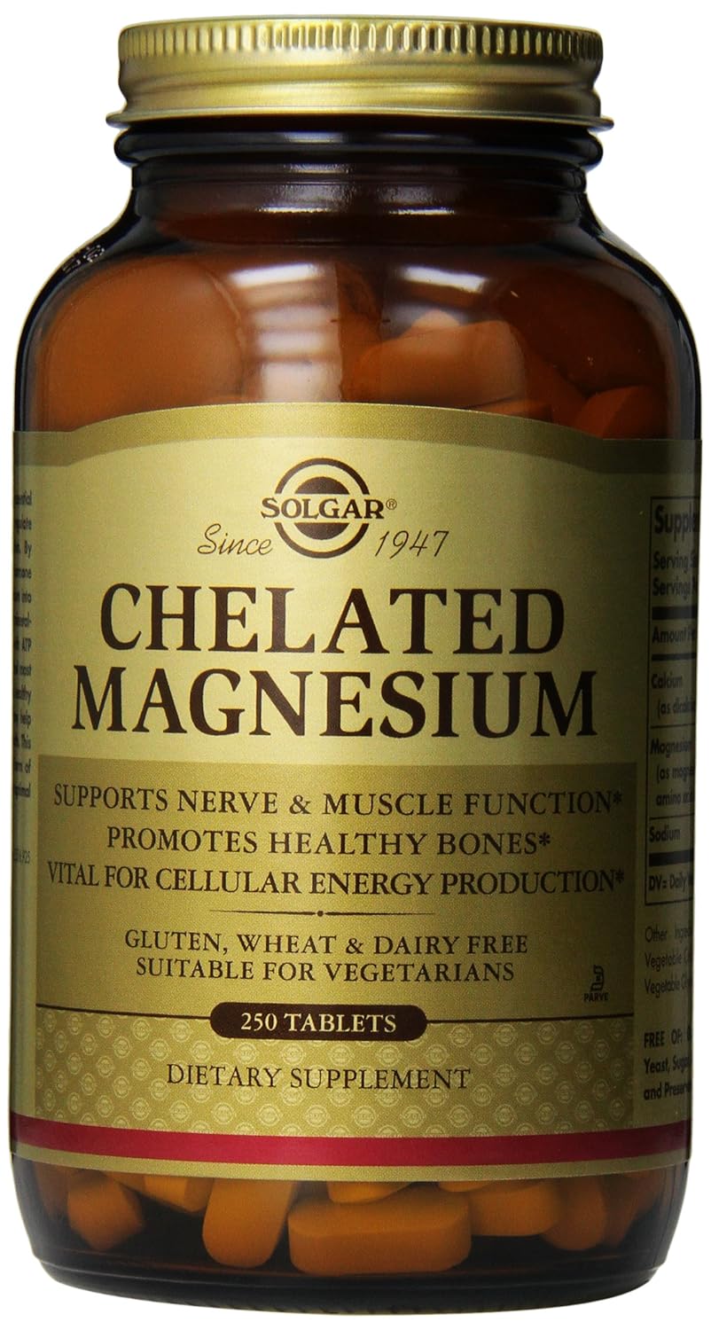 Solgar Chelated Magnesium Tablets, 250 Count 33984007017 eBay