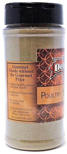 POULTRY SEASONING BY ITS DELISH, 6 OZ. MEDIUM JAR