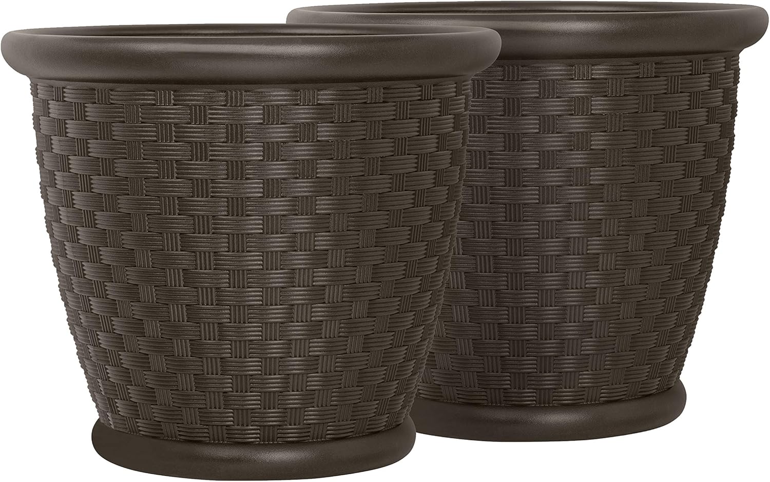 Suncast 22" Sonora Resin Planter, Java, Contains 2 Planters Amazon.ca