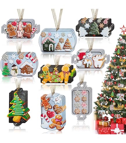 Pink Pixie Studio Christmas Cookie Quiz Game Cards - 15 Cards With Answer Key, Holiday Party Game