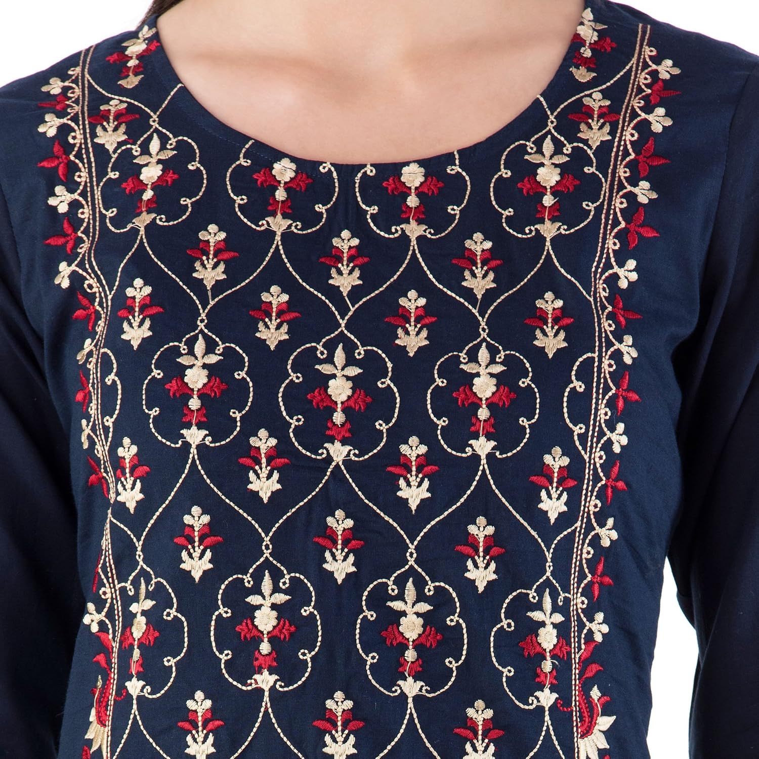 m&d women's cotton kurti