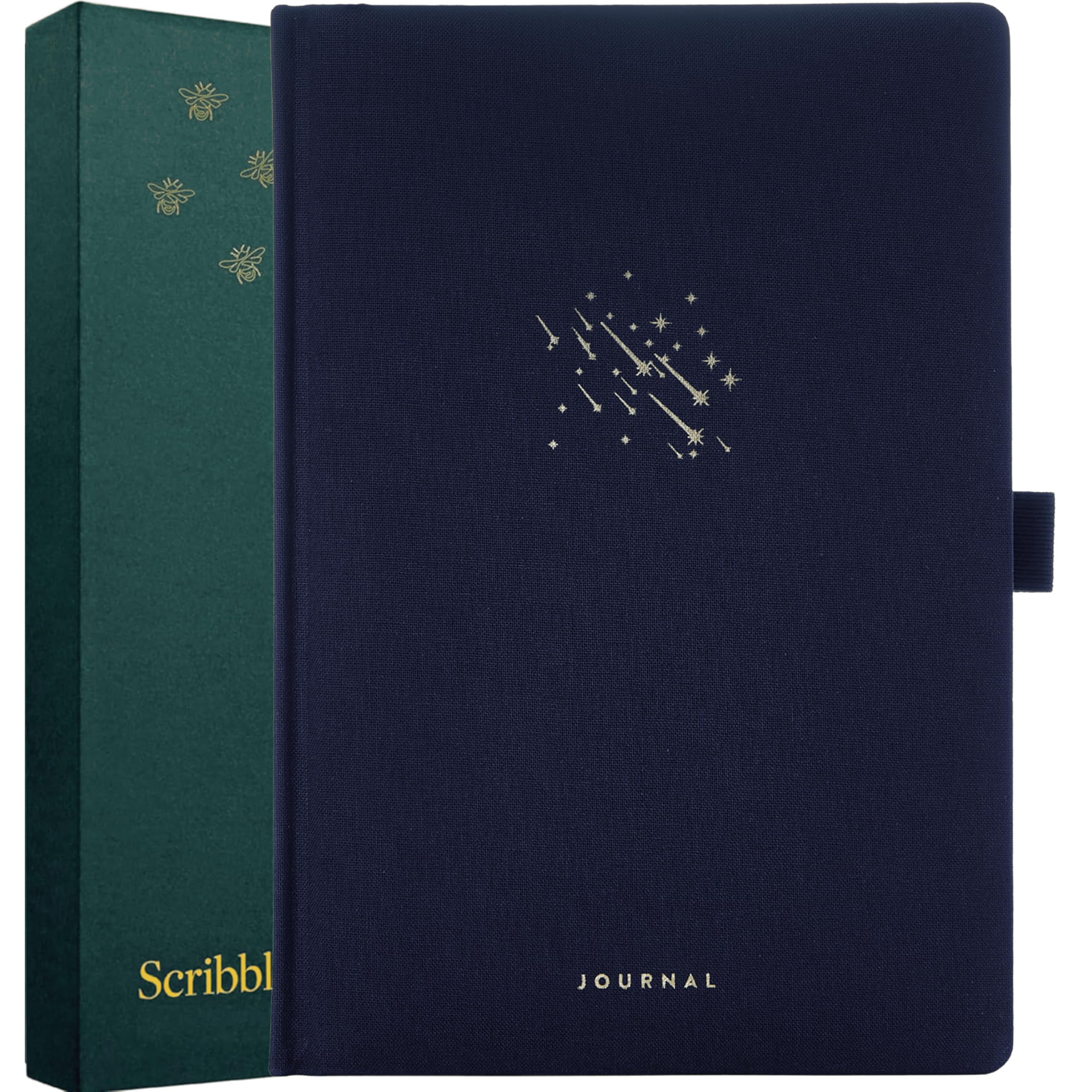 Scribble & Dot® Bullet Planner - Dotted Journal | A5 Ultra Thick 160gsm Paper - Premium Dotted Journal for Artists and Creators, Includes Pen Test Pages (Stars)