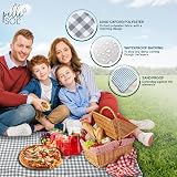 Pelle & Sol Picnic Blanket Waterproof 200x140 cm Foldable Beach Mat view 2