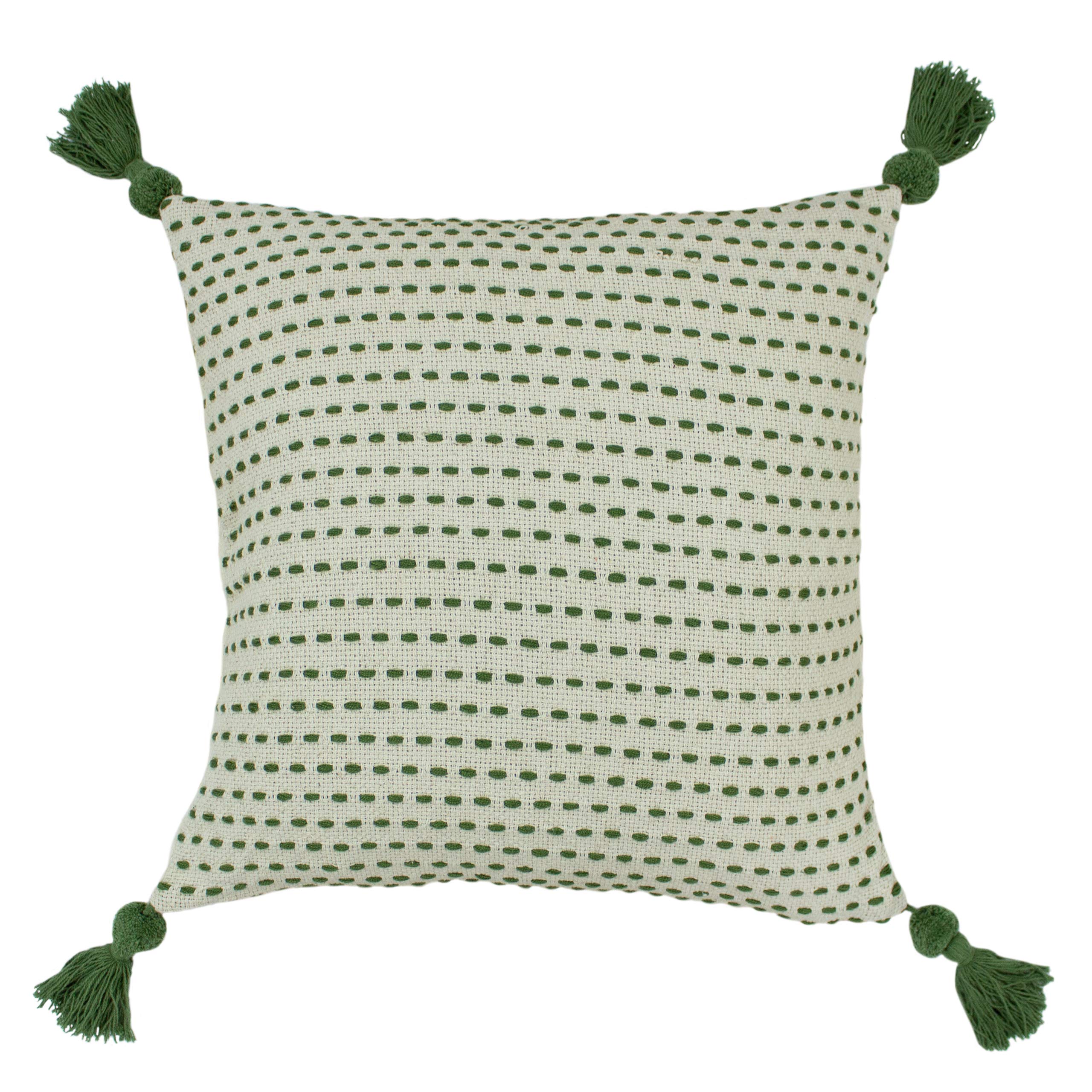furn. Ezra Polyester Filled Cushion, Sage, 50 x 50cm
