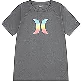 Hurley Boy's Icon UPF 50+ Rash Guard Swim Shirt