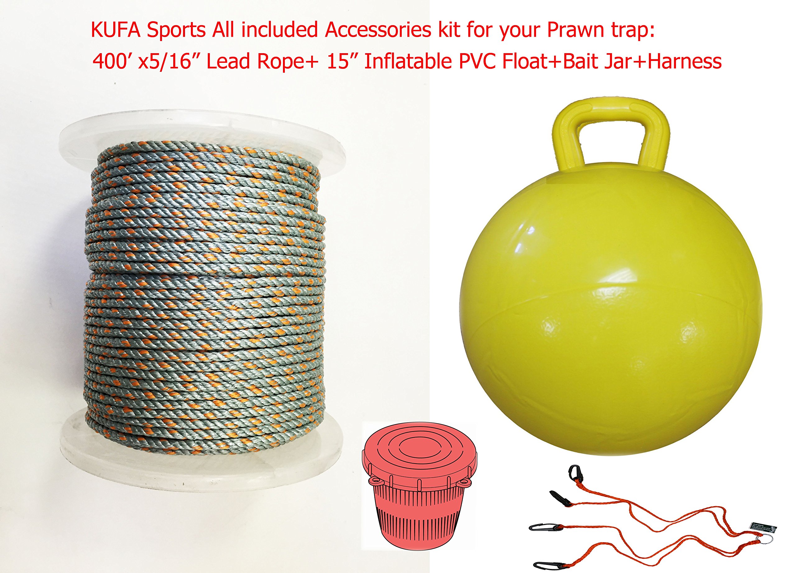 Prawn Rope KUFA Sports All Included Prawn Trap Accessories/(5/16
