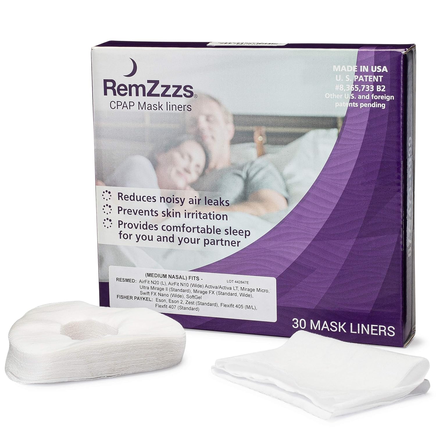 RemZzzs CPAP Mask Liners Nasal Size 4 Amazon.co.uk Health