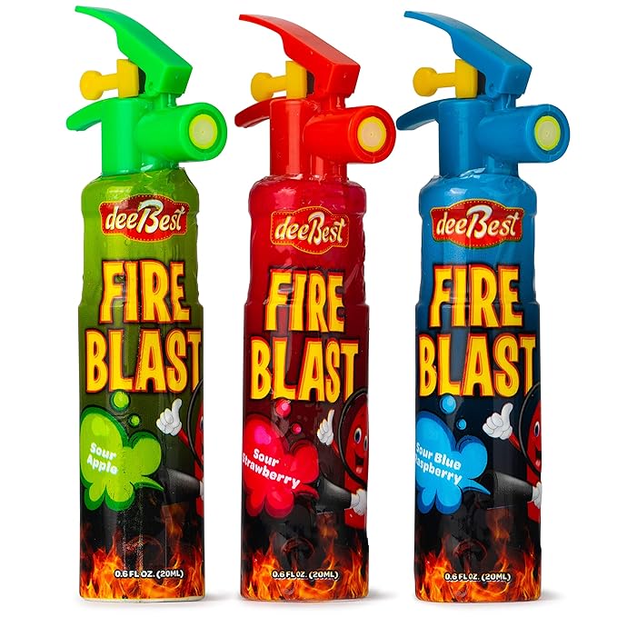 Fire Extinguisher Blast Sour Candy Spray Variety Pack