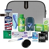 Convenience Kits International Men&rsquo;s Premium 15-Piece Assembled Travel Kit Featuring: Gillette and Barbasol Shave Products