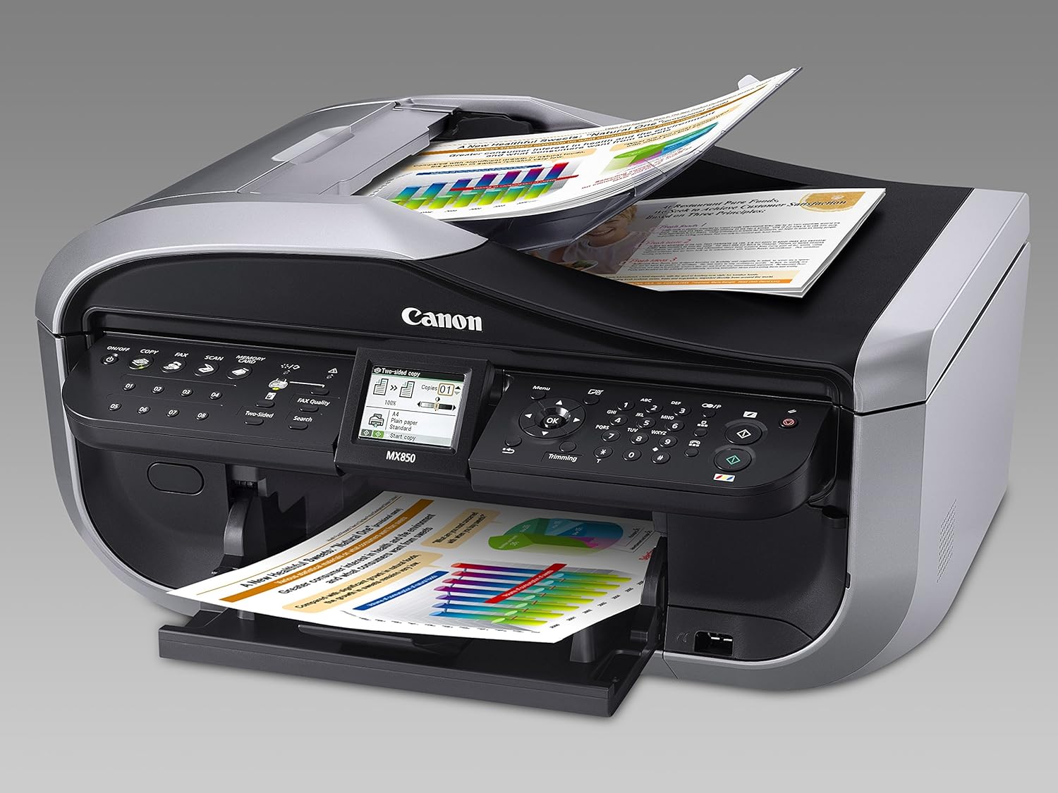 Amazon.com : Canon Pixma MX850 Office All-In-One Inkjet Printer (2436B002)  : Multifunction Office Machines : Electronics