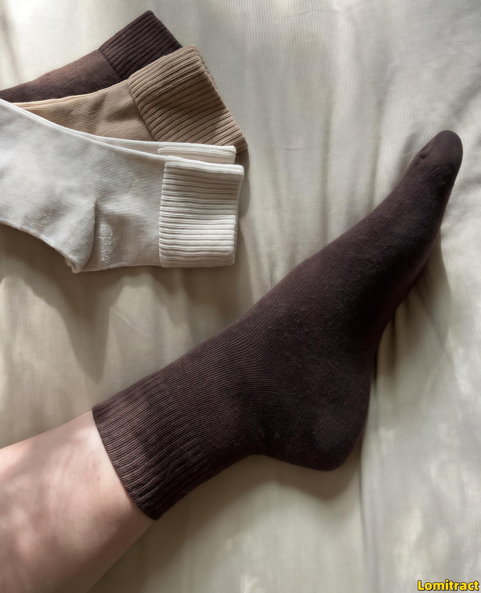 Lomitract Bamboo Mini Crew Socks (Women 5-10)