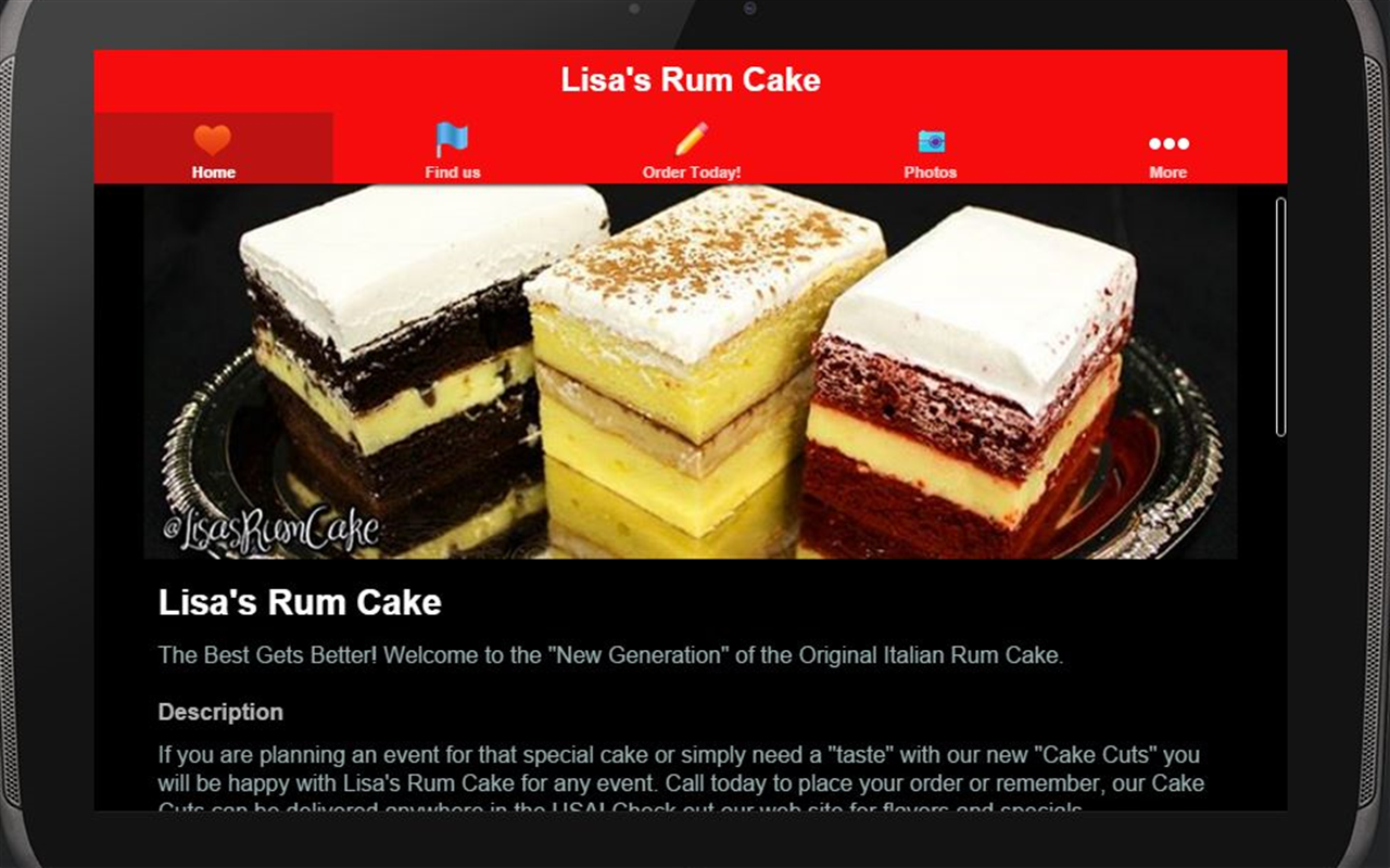 Lisa's Rum CakeAmazon.esAppstore for Android