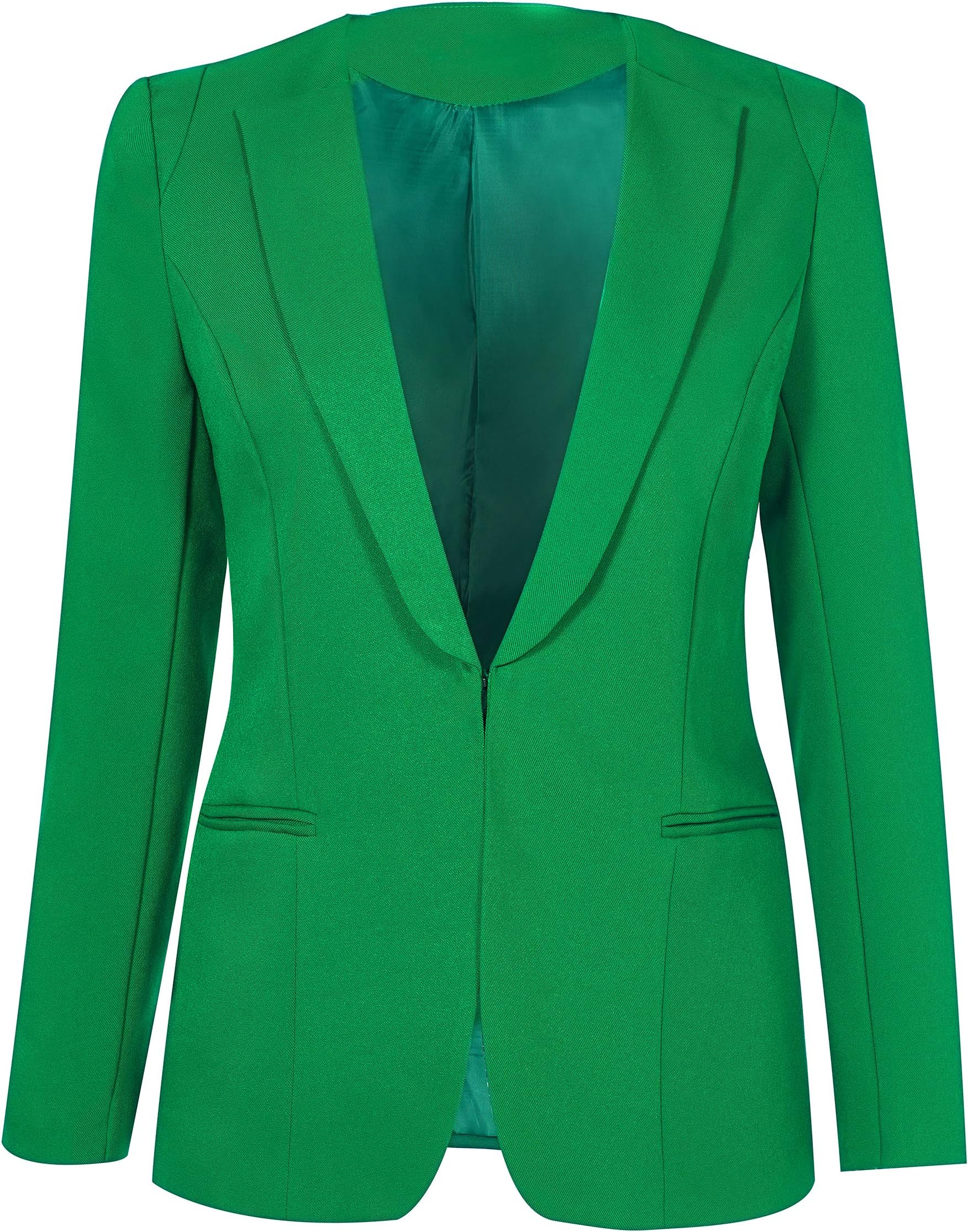 SHUIANGRANWomens Casual Blazers Open Front Long Sleeve Work Office Jackets Blazer