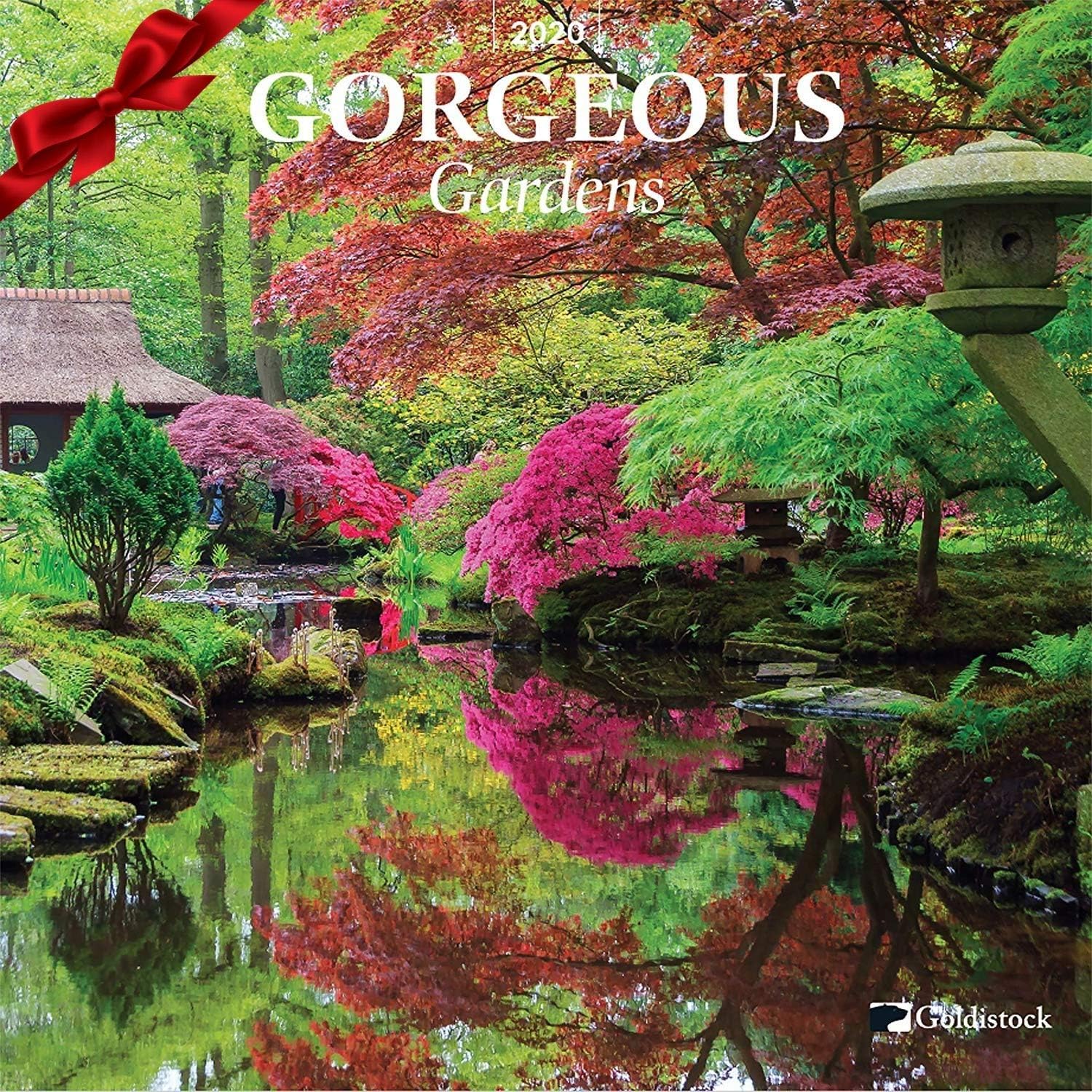 Goldistock 2020 Large Wall Calendar -"Gorgeous Gardens" - 12" x 24" (Open) - Thick & Sturdy Paper - - Relax Into Natural Garden Beauty