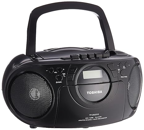 Amazon.com: Toshiba Boombox - Grabadora de cintas de radio ...