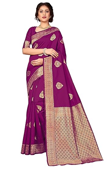 CLOTHAM Womens Banarasi Saree