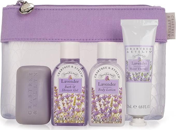 Crabtree & Evelyn Lavender Traveller Gift Set Amazon.co.uk Beauty