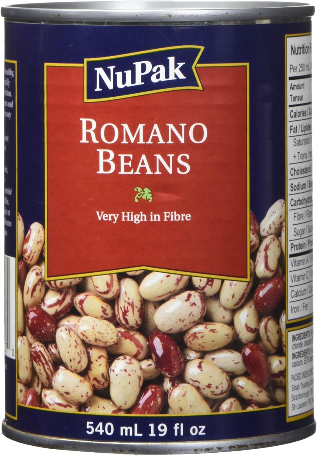 NuPak Romano Beans, 540ml Amazon.ca Grocery