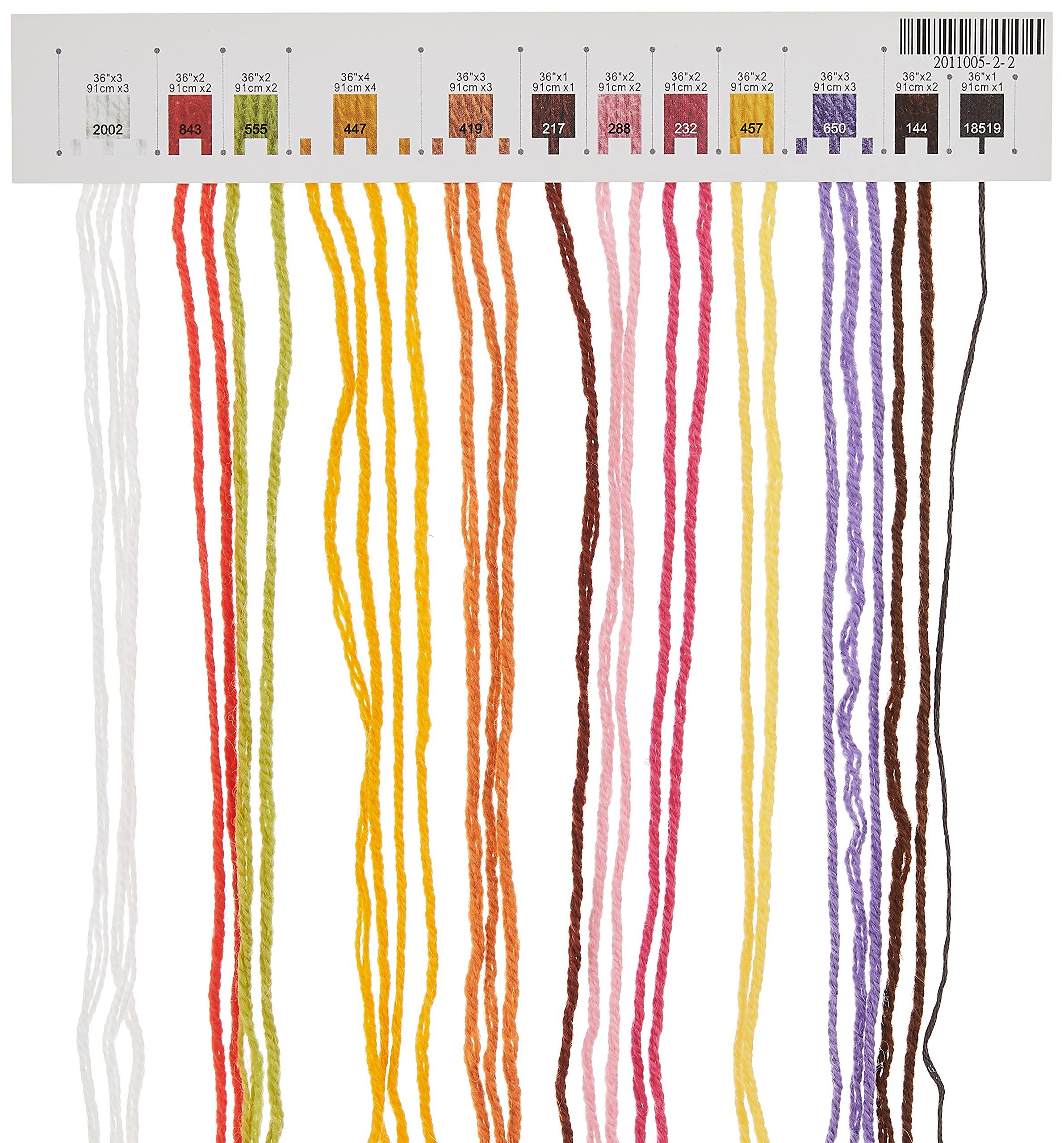 Dimensions Bucket of Flowers Crewel Embroidery Kit, 11'' W x 14'' H