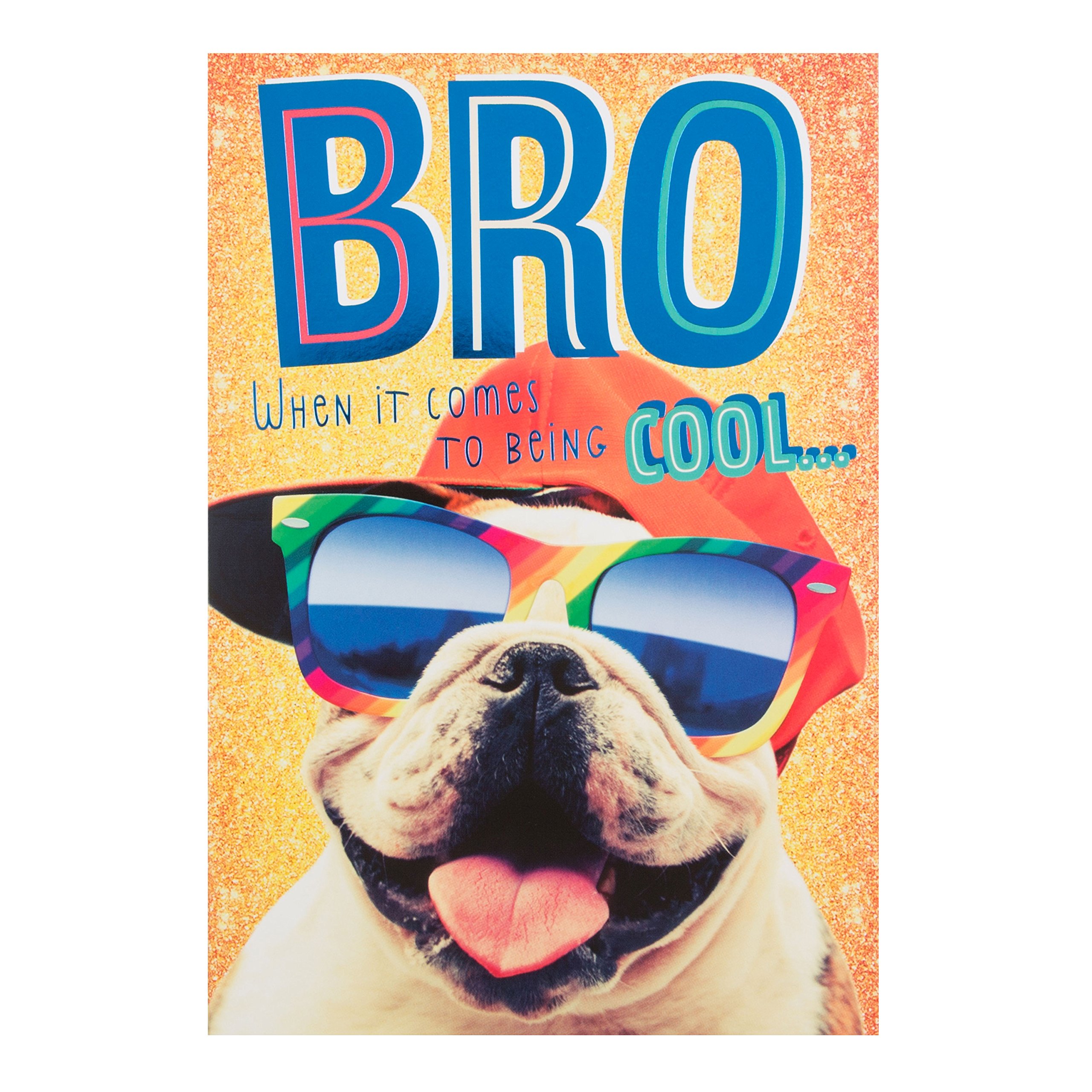 Hallmark Bro Birthday Card 'Cool' - Medium
