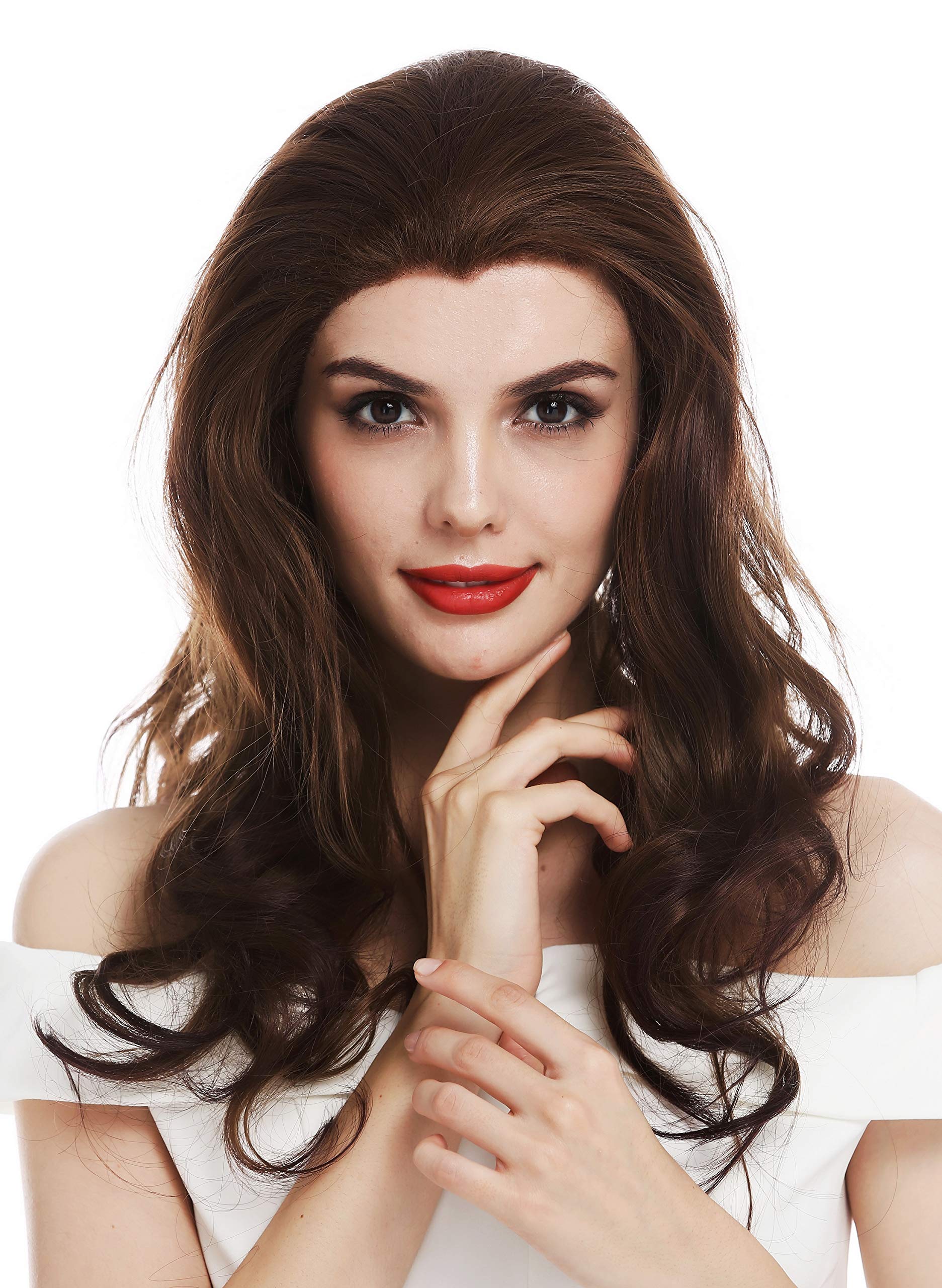 WIG ME UP - CM-115-LF-12T99J wig women's wig lace front long classy curls brown mix