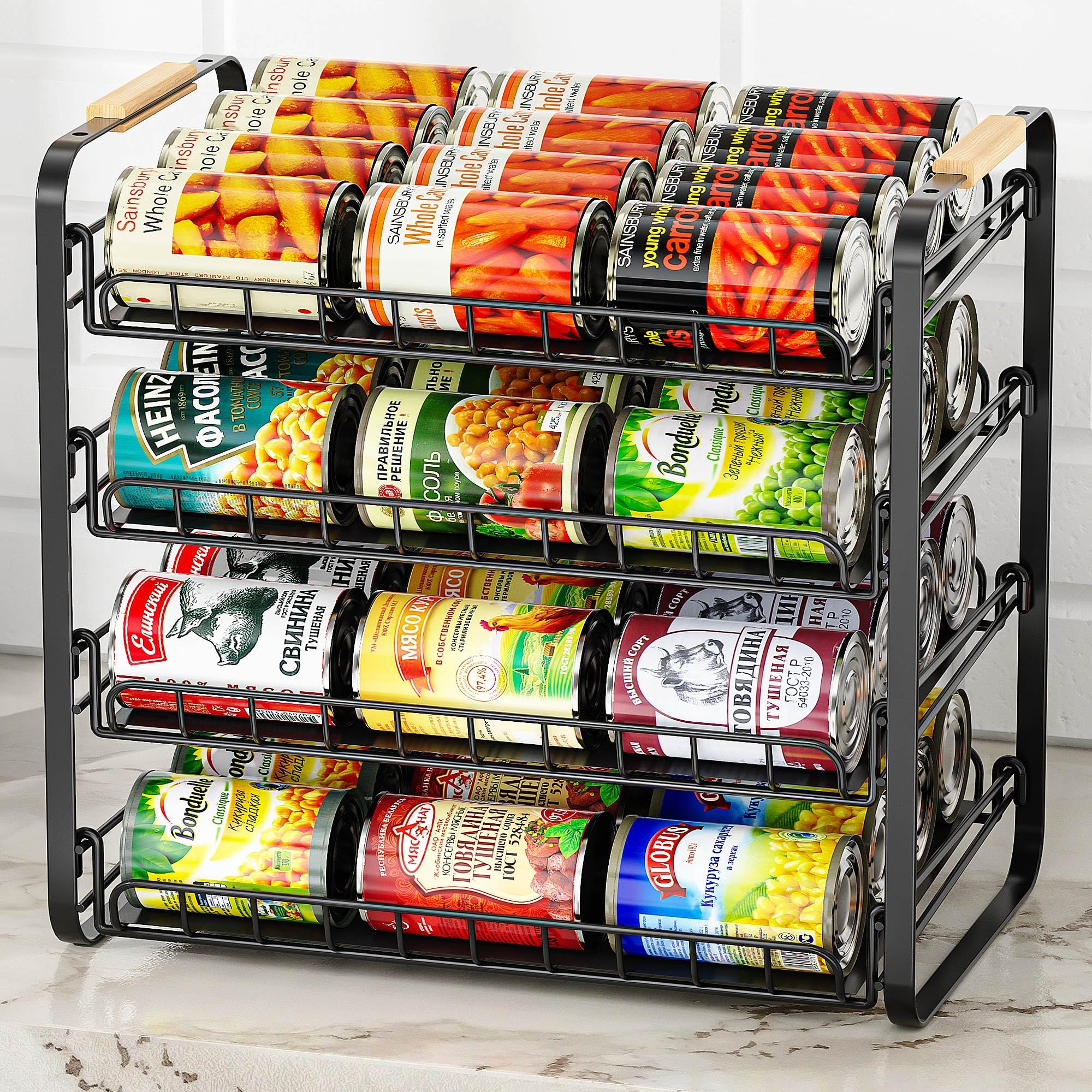 MAXIFFE 4 Tier Can Organizer for
