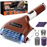 Misshappy Electric Grill Brush - Cordless Rotating BBQ Grill Cleaner | 4000mAh Food-Safe Nylon Bristles, Rechargeable Power Scrubber With 2 Speed for Grill Grate