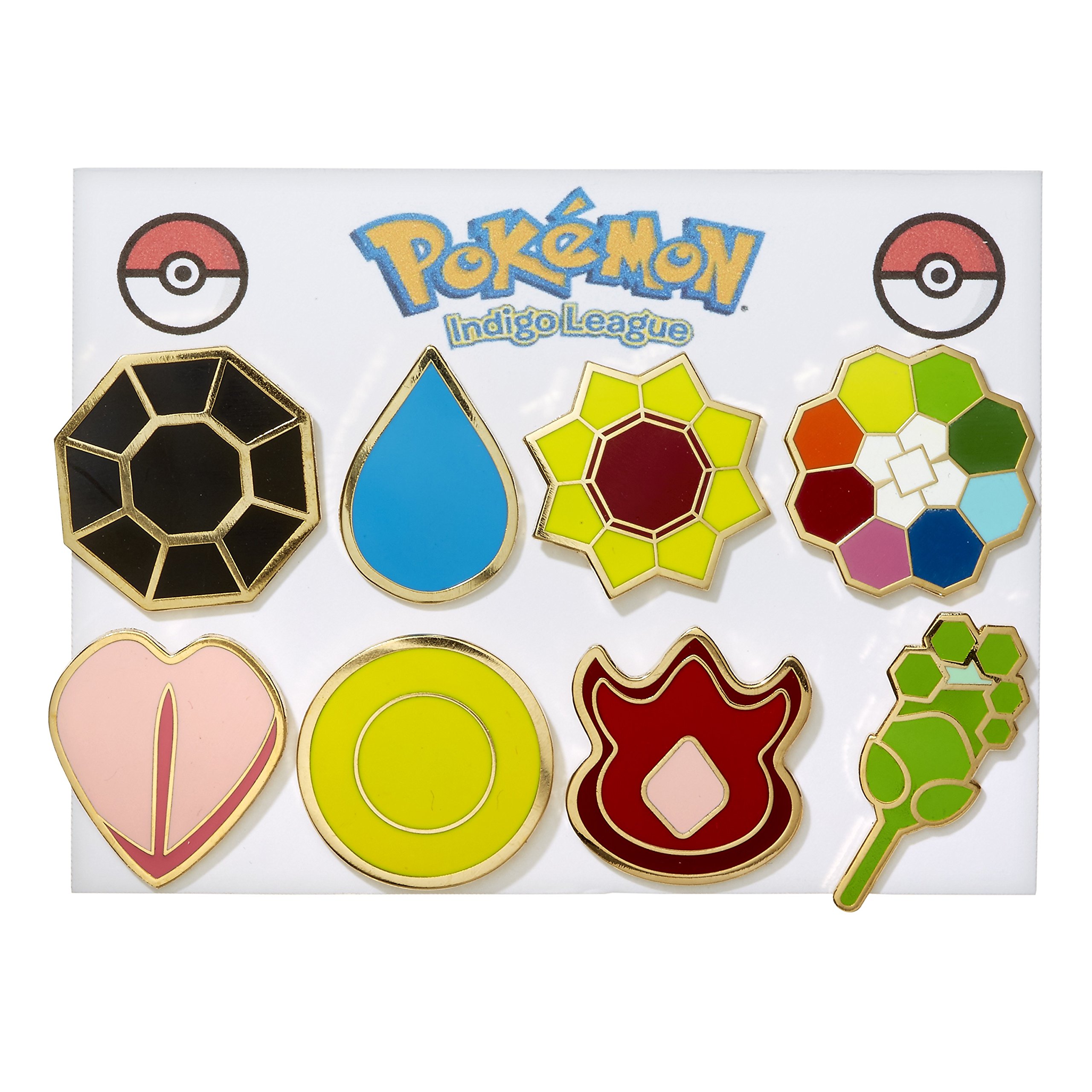 Pokemon Gym Badges Kanto Gen 1 (Gold Trim) on Galleon Philippines