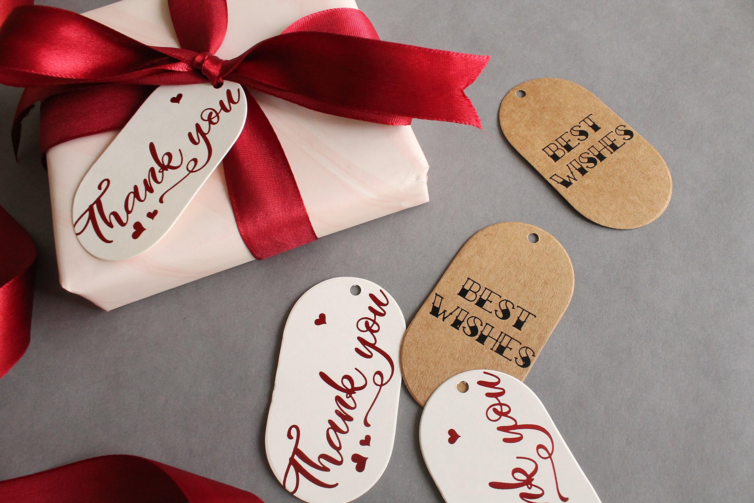 LOOK WHAT HAPPENED - Best Wishes + Thank You Gift Tags- Set of 06 pcs