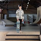 Xootz Kids Skateboard 31 inch Double Kick Maple Deck 9 Ply Trucks 5c view 3