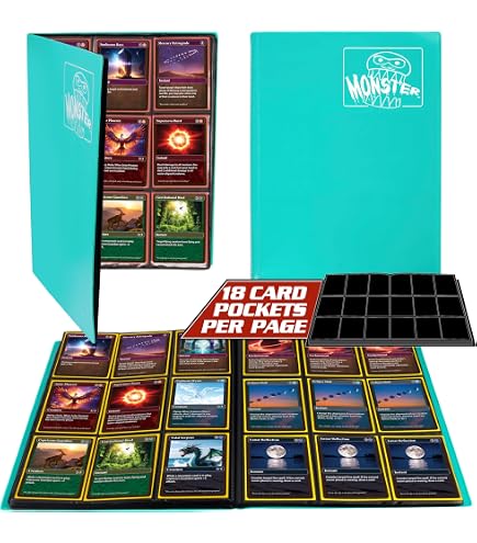 Amazon.com: The Original Monster Trading Card Album- 20 Side