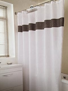 Shari Split Shower Curtain With Tiebacks White Rose Amazon Co Uk
