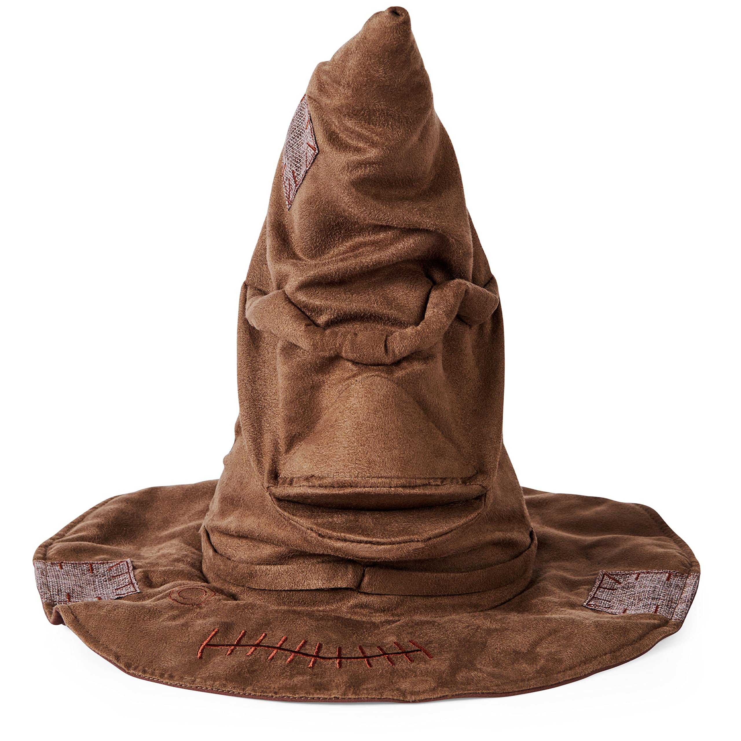 Wizarding World, Talking Sorting Hat with 15 Phrases for Harry Potter Pretend Play Kids’ Fancy Dress Role Play Toys for Ages 5 and up, Brown
