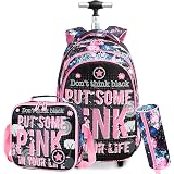 Meetbelify Mochilas de unicornio con ruedas para niñas, mochilas escolares  con caja de almuerzo, 01 azul, Mediano, Portátil : Amazon.com.mx: Ropa,  Zapatos y Accesorios