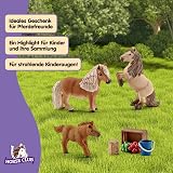 Schleich Horse Club 8Pc Miniature Shetland Pony Family view 6