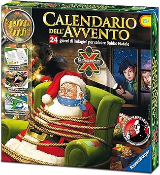Babbo Natale Italy.Ravensburger Italy Calendario Dell Avvento 18938 Amazon It Giochi E Giocattoli