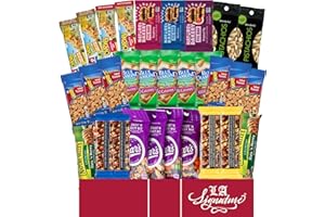LA SIGNATURE Ultimate Healthy Care Package (30 Count) - Bars & Nuts Variety- Gift Box Bundle Present - Kids, Adults, Boys, Girls, College Student,