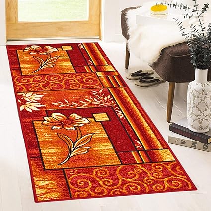 Cloth Fusion Premium Quality Made in Egypt Bed Runner Carpet for Bedroom (2x5 Feet)