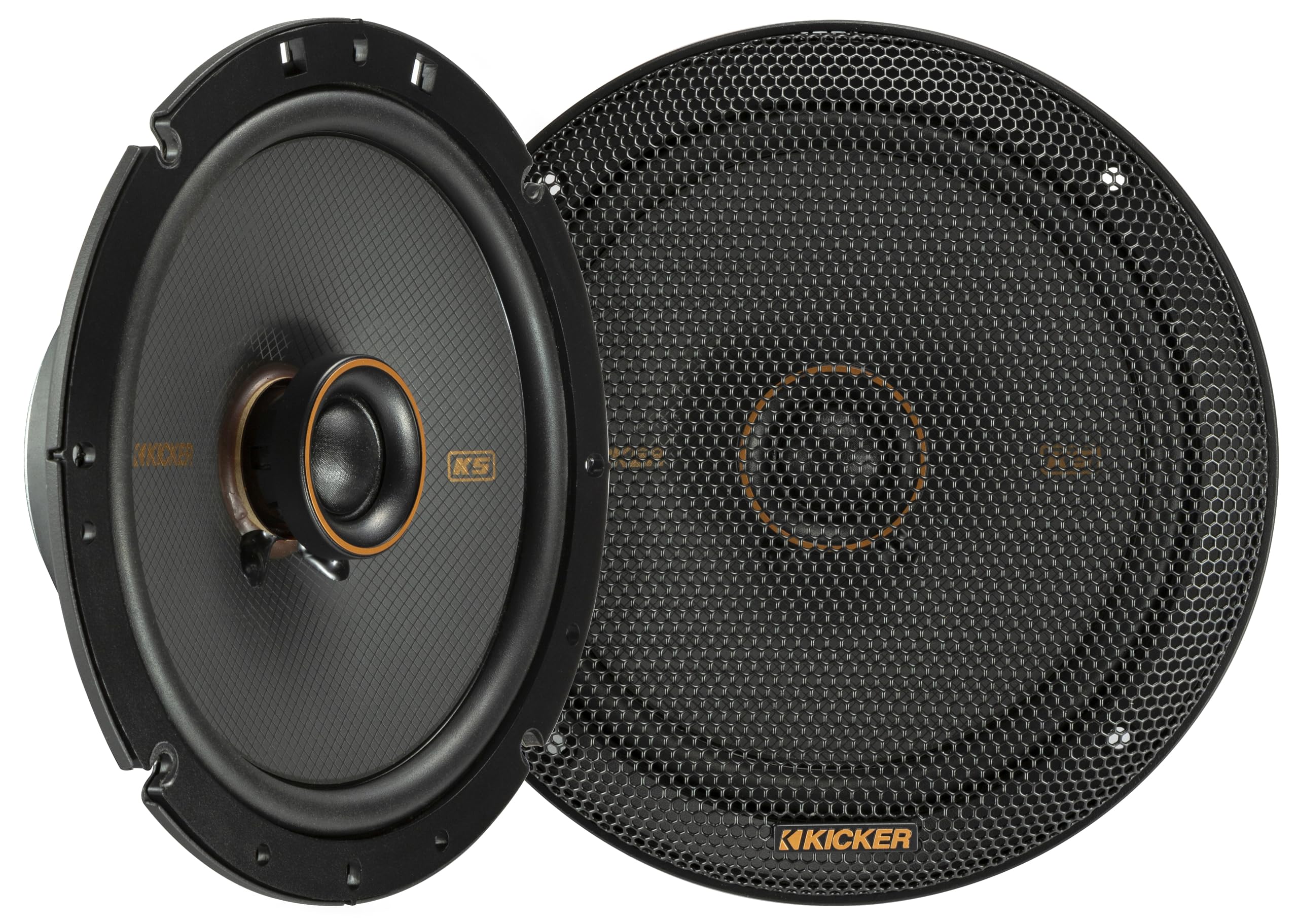 Speakers With KICKER 51KSS6504 Component Speaker System, 2-Way