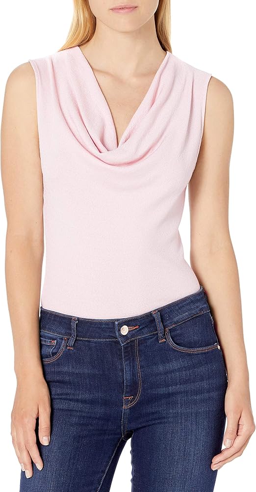 Michael Stars Damen Shine Sleeveless Drape Neck Shell Top Hemd, Ballett